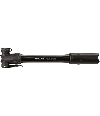 Topeak Topeak minipomp Pocket Rocket, Zwart