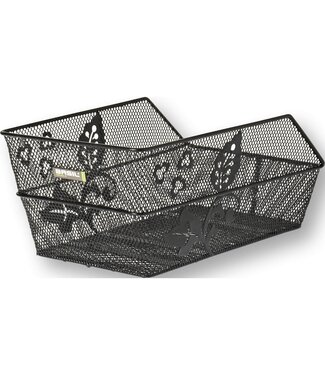 Basil Basil mand Cento flower 19L zwart 39x24x20cm