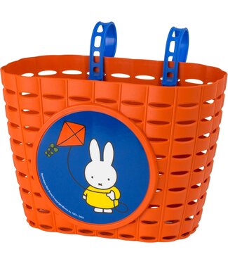 Widek Widek fietsmandje pvc Nijntje oranje