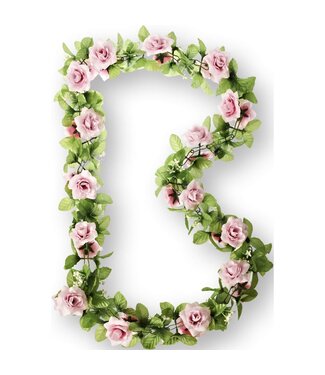 Basil Basil bloemslinger rozen roze