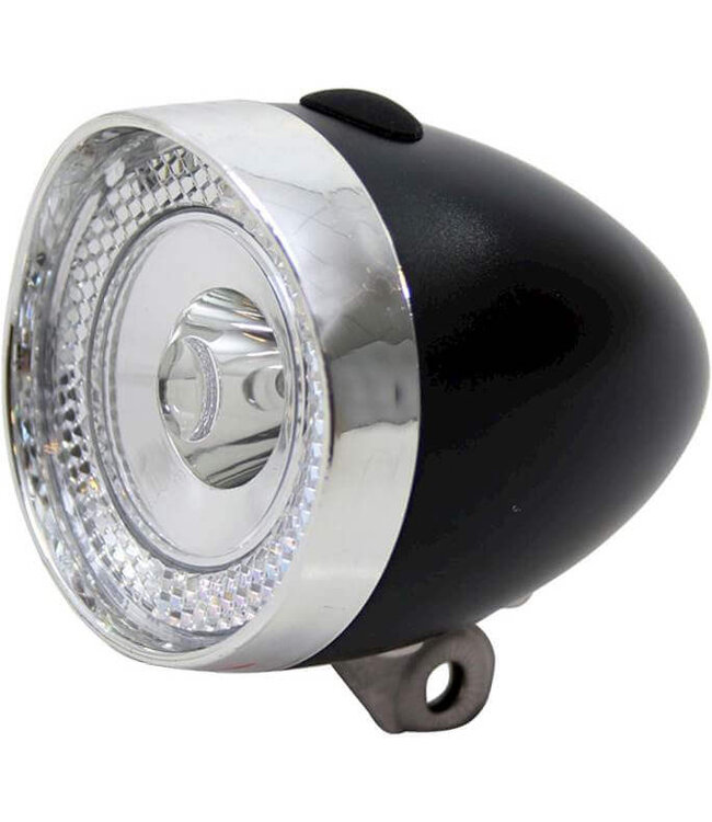 Union koplamp UN-4955 Retro mini batterij zwart op kaart