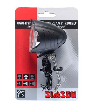 Simson Simson koplamp Round aan/uit dynamo 7 lux