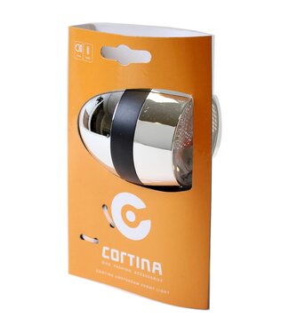 Cortina Cortina koplamp Amsterdam E-bike chroom/zwart