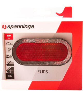 Spanninga Spanninga achterlicht Elips Xb batterij 80mm