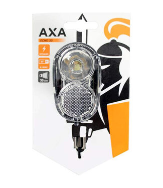 AXA Axa koplamp Echo switch aan/uit dynamo 30 lux zwart