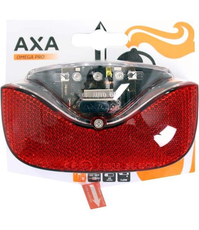 Axa achterlicht Omega Pro batterij 80mm