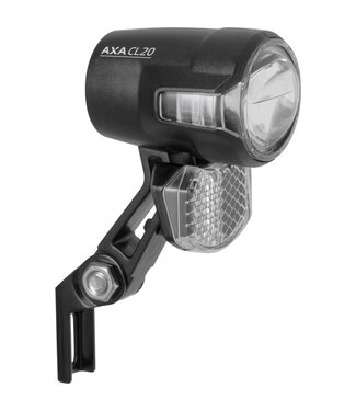 AXA Axa koplamp Compactline switch aan/uit dynamo 20 lux zwart
