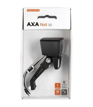 AXA Axa koplamp NXT30 steady switch aan/uit dynamo 30 lux