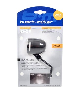 Busch Busch + Müller koplamp Lumotec IQ-XS dynamo 70 lux