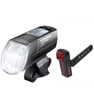 Trelock Trelock verlichtings set Vision LS 760 I-GO rem 100 lux