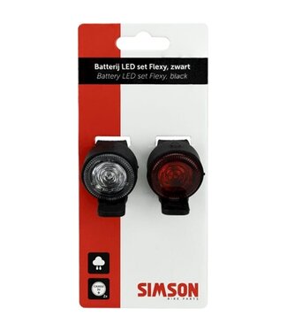 Simson Simson Batterij LED set Flexy zwart