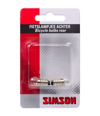 Simson Simson lampje achterlicht 6 volt / 0,6 watt (2)