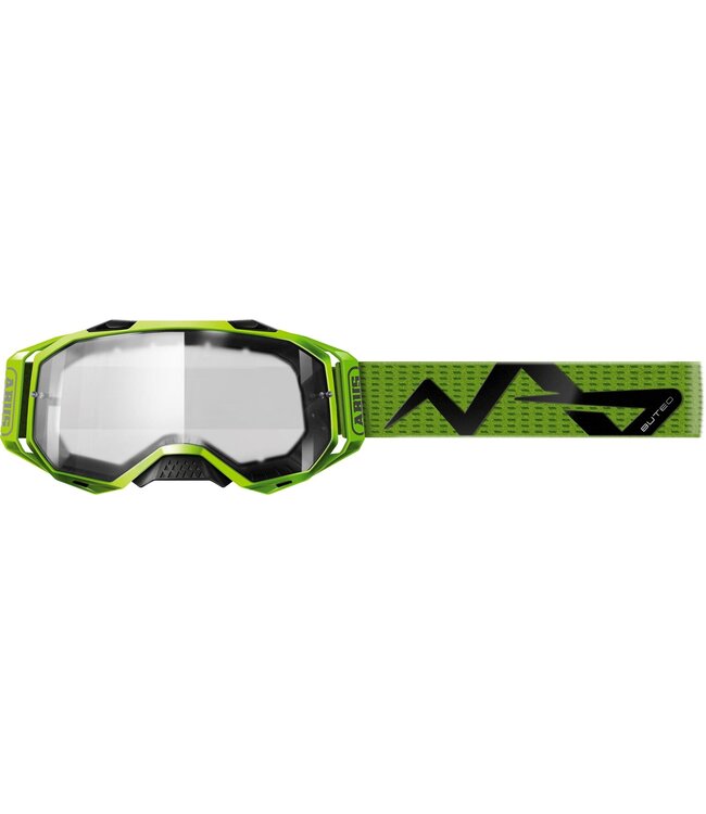 Abus eyewear Buteo neon yellow