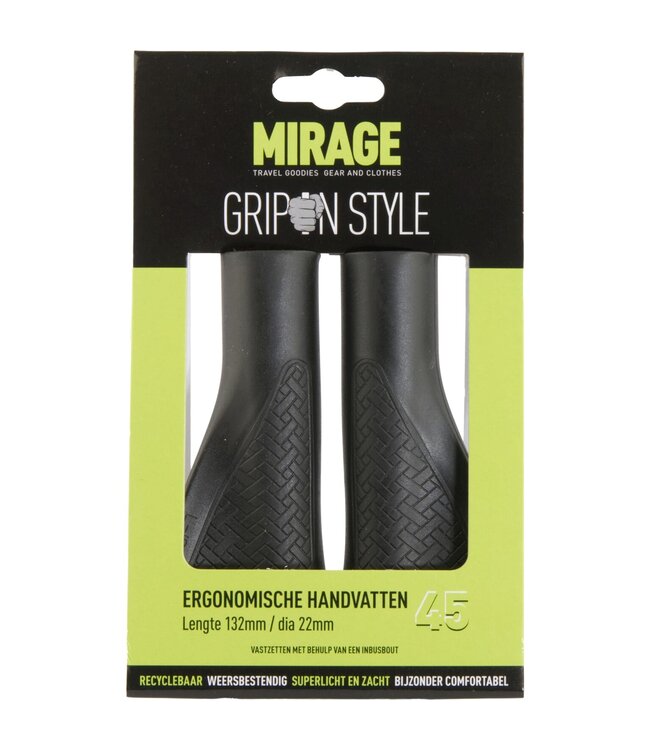 Mirage handvatten Grips in Style 132mm zwart