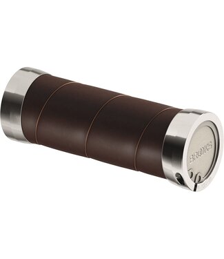 Brooks Brooks handvatten Slender Leather grips 100mm a brown