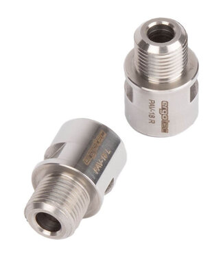 Ergotec Ergotec pedaal asverlenger zilver