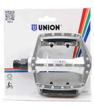 Union Union pedalen 102 BMX 9/16 zilver op kaart