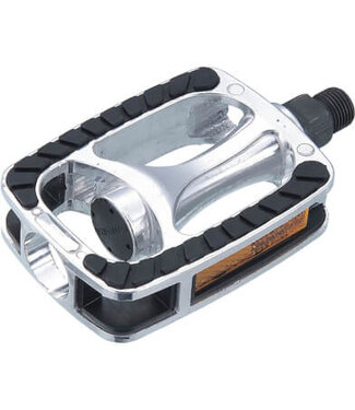 Union Union pedalen 811 anti-slip alu zilver zwarte inleg bulk