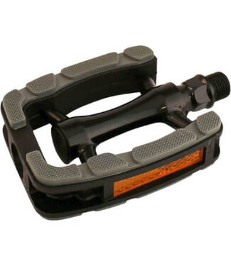 Union Union pedalen 823 alu zwart zwart grijze inleg bulk