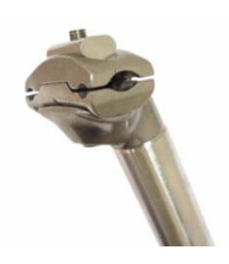 Merkloos zadelpen ATB 30.8 x 350 zilver