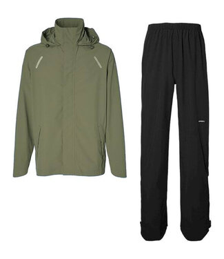 Basil Basil regenpak Hoga unisex Olive Green M