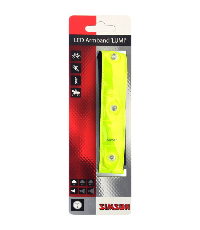 Simson reflectie armband Lumi led