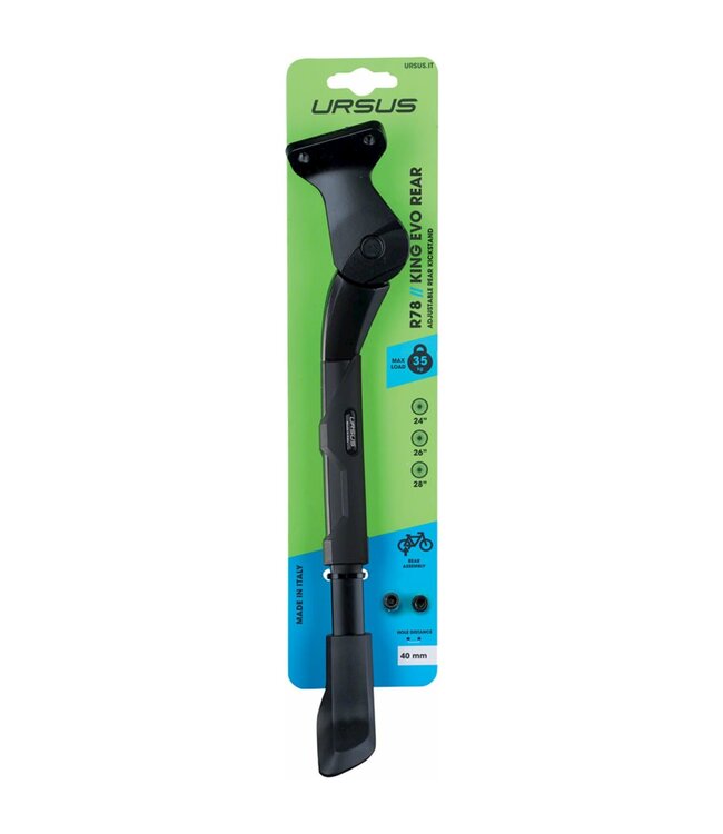 Ursus standaard King Evo achtervork R40 zwart