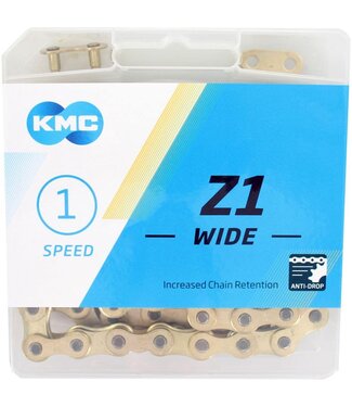 KMC KMC ketting Z1 1/8 wide gold 112s