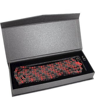KMC KMC ketting DLC10 black/red 116s