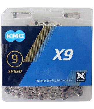KMC KMC ketting X9 silver 114s