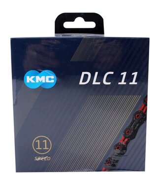 KMC KMC ketting DLC11 black/red 118s