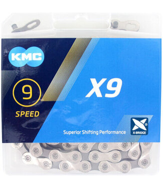 KMC KMC ketting X9 silver/grey 122s
