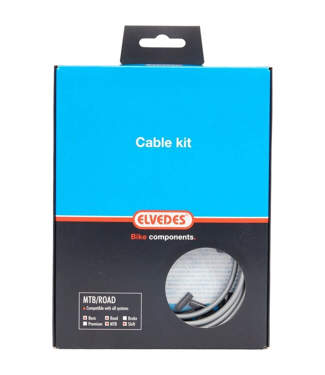 Elvedes schakel kabel kit ATB/RACE zilver