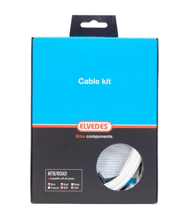 Elvedes schakel kabel kit ATB/RACE wit