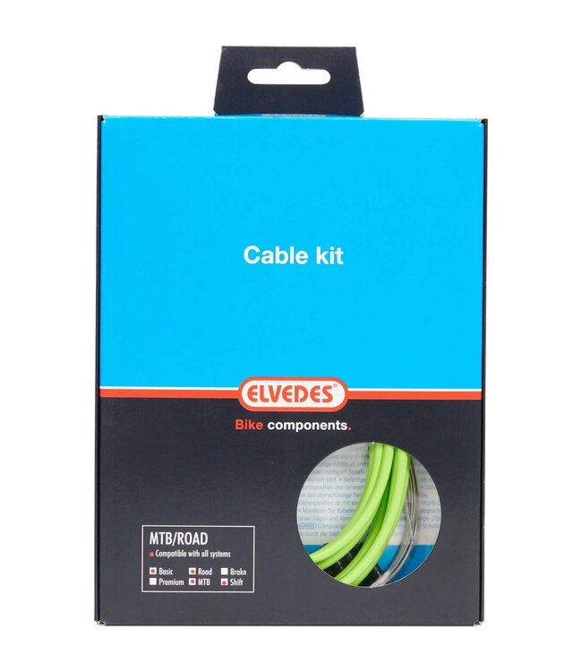 Elvedes schakel kabel kit ATB/RACE groen