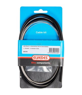 Elvedes Elvedes schakel kabel Nexus rvs zwart