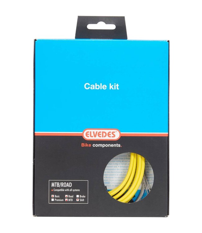 Elvedes schakel kabel kit ATB/RACE geel
