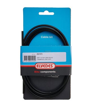 Elvedes Elvedes schakel buitenkabel 2000mm incl. 2 ferrules zwart