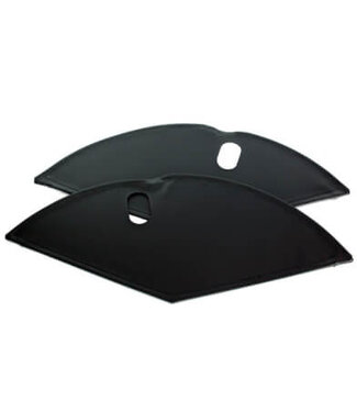 Merkloos jasbeschermer 28 lakdoek mat zwart