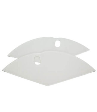 Merkloos jasbeschermer 28 lakdoek wit