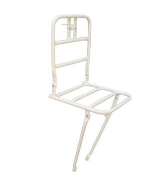 Merkloos voordrager transport 28 alu balhoofd bevestiging mat wit