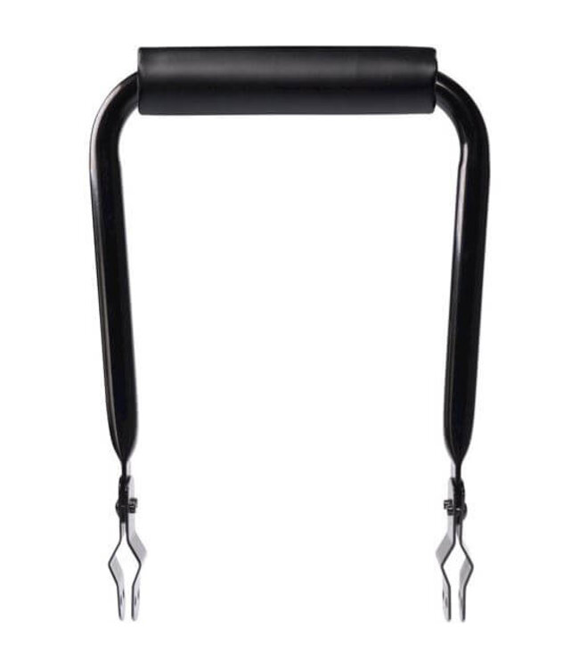 Simson rugleuning zwart met kussen