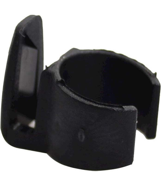 Hesling jasbeschermer clip 16mm zwart