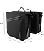 Rieba® Dubbele Fietstas 46 Liter Rolltop - Zwart - Hoogwaardig Materiaal - 100% Waterdicht - Moderne Uitstraling - Universele Bevestiging - Reflectie - Extra Voorvak - Fietstassen Stadsfiets en Elektrische Fiets