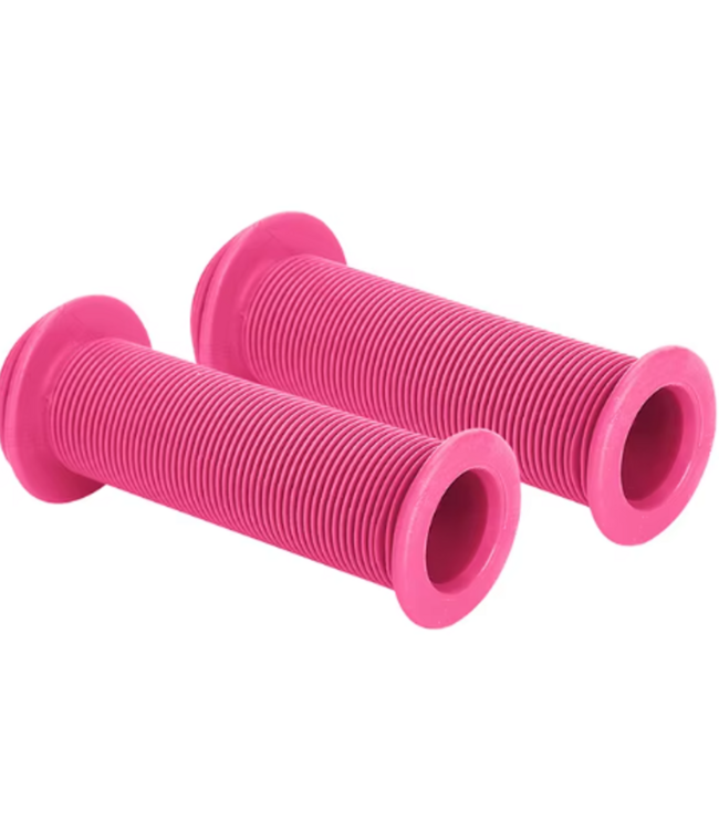 Rieba® Fietsslot 4-delige Meisjes Set - Kinderslot voor Kinderfiets - Inclusief Fietsbel - Stuurslingers & Handvatten - Accessoires voor Kinderen - Fiets Kind - Roze / Paars