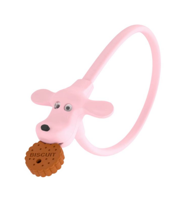 Rieba® Fietsslot 4-delige Meisjes Set - Kinderslot voor Kinderfiets - Inclusief Fietsbel - Stuurslingers & Handvatten - Accessoires voor Kinderen - Fiets Kind - Roze / Paars