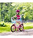 Rieba® Fietsslot 4-delige Meisjes Set - Kinderslot voor Kinderfiets - Inclusief Fietsbel - Stuurslingers & Handvatten - Accessoires voor Kinderen - Fiets Kind - Roze / Paars