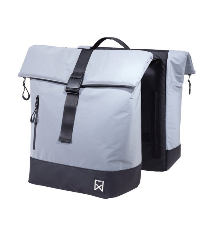 Willex Dubbele Fietstas - Reflecterend - 34 liter