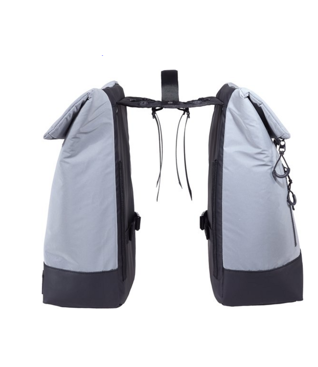 Willex Dubbele Fietstas - Reflecterend - 34 liter