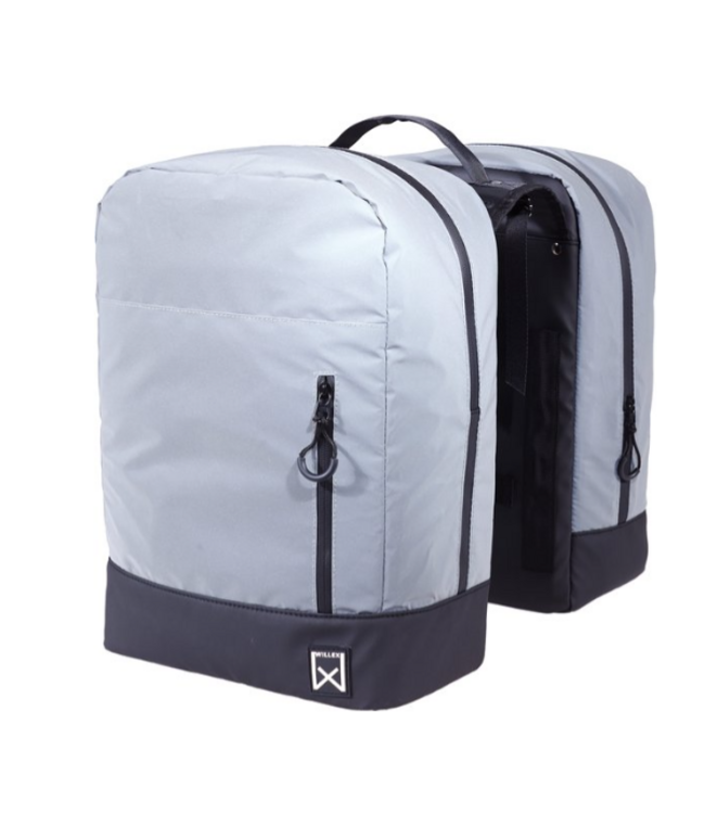 Willex Dubbele Fietstas - Multibag - Reflecterend - 34 Liter